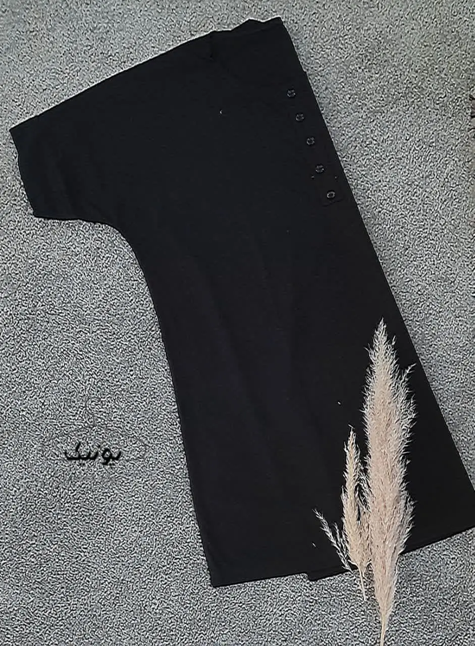 تیشرت مشکی کریشه 
