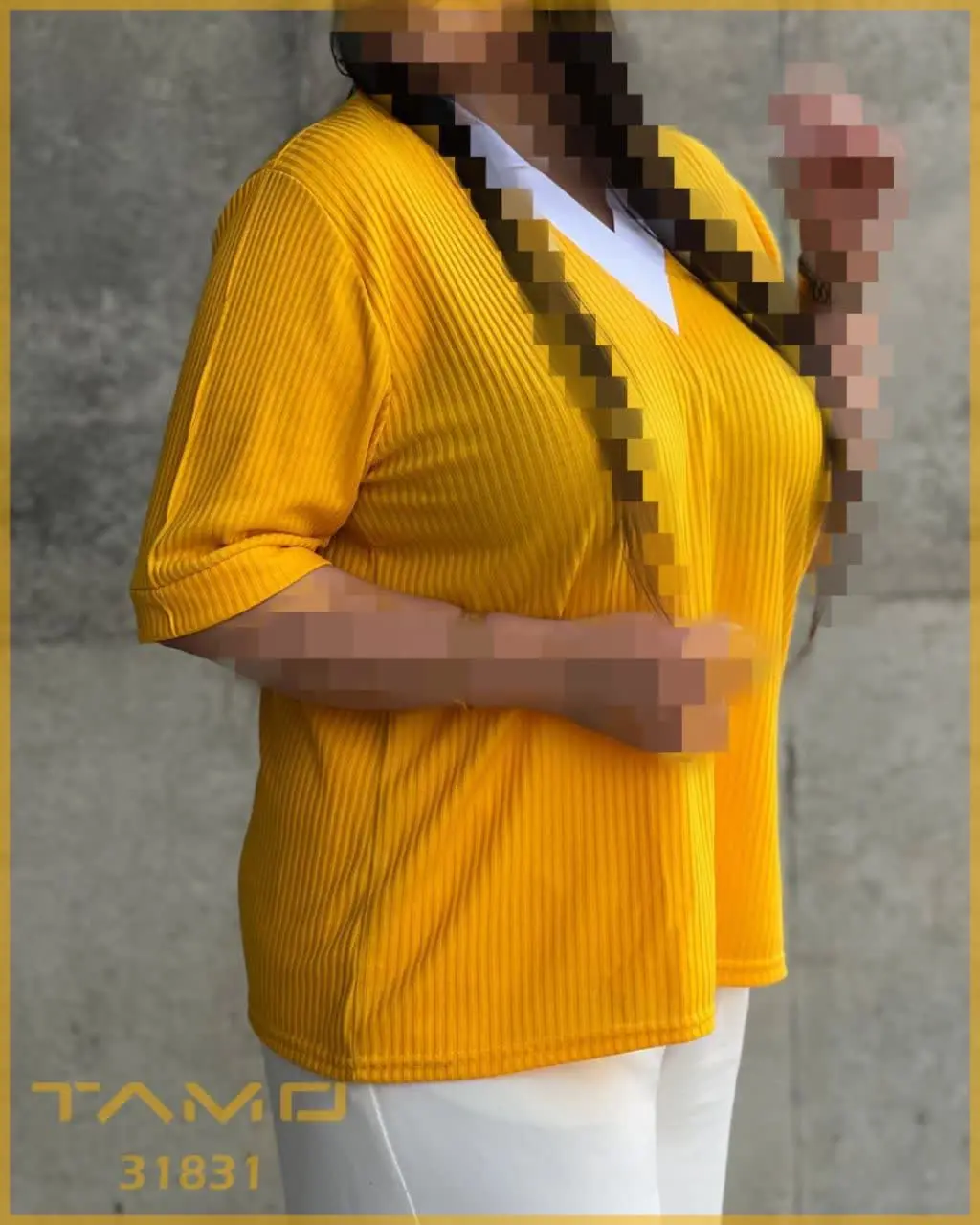 🔸 تی شرت یقه مردانه آکاردئونی
