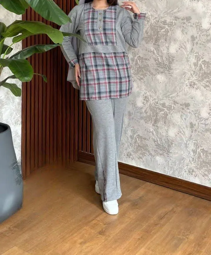 💥ست تونیک شلوار قاپک سه دکمه 😍