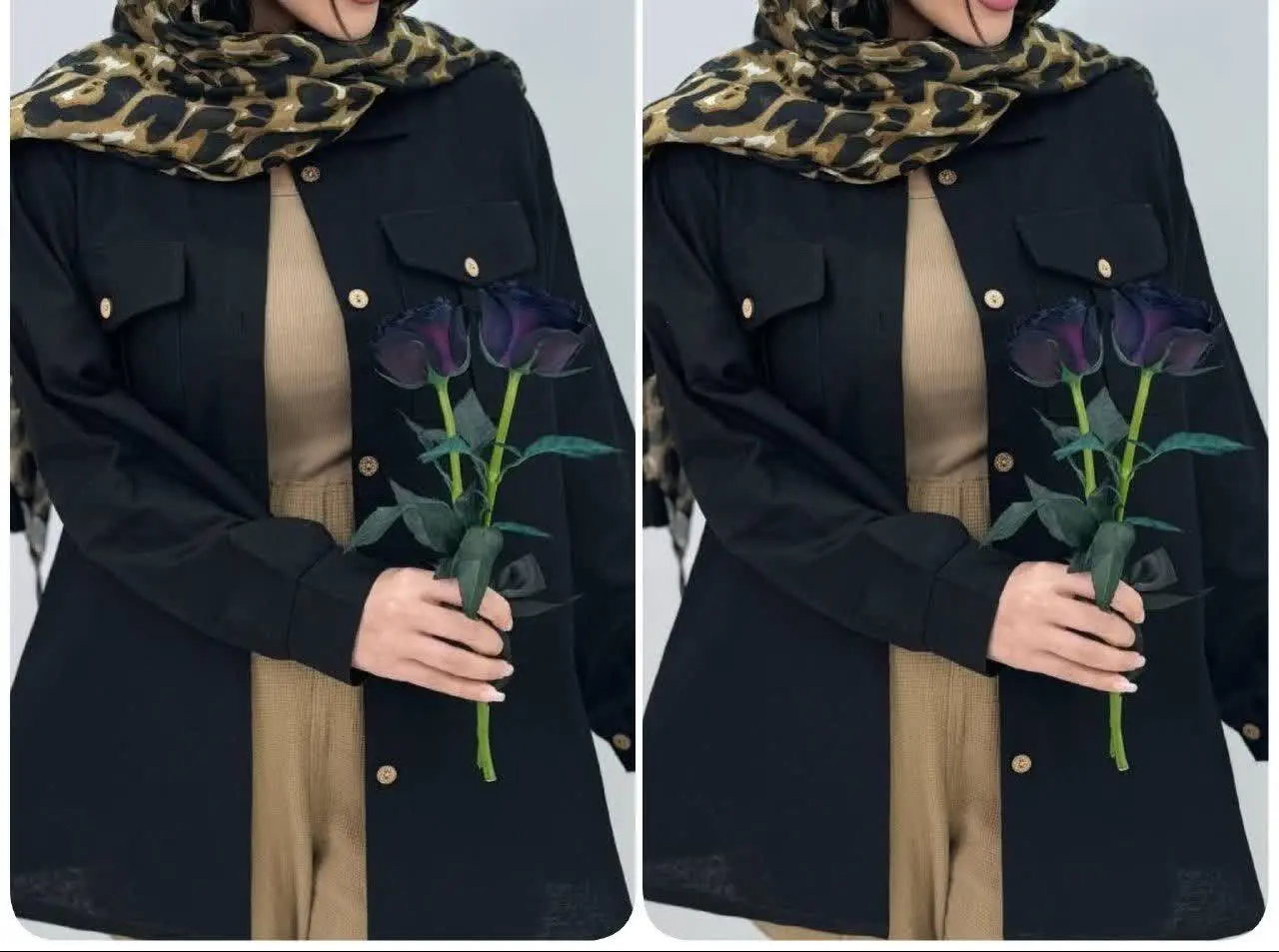 ❤️نام: مانتو مدل گلشید🏴 ((ویژه محرم)) 🏴
