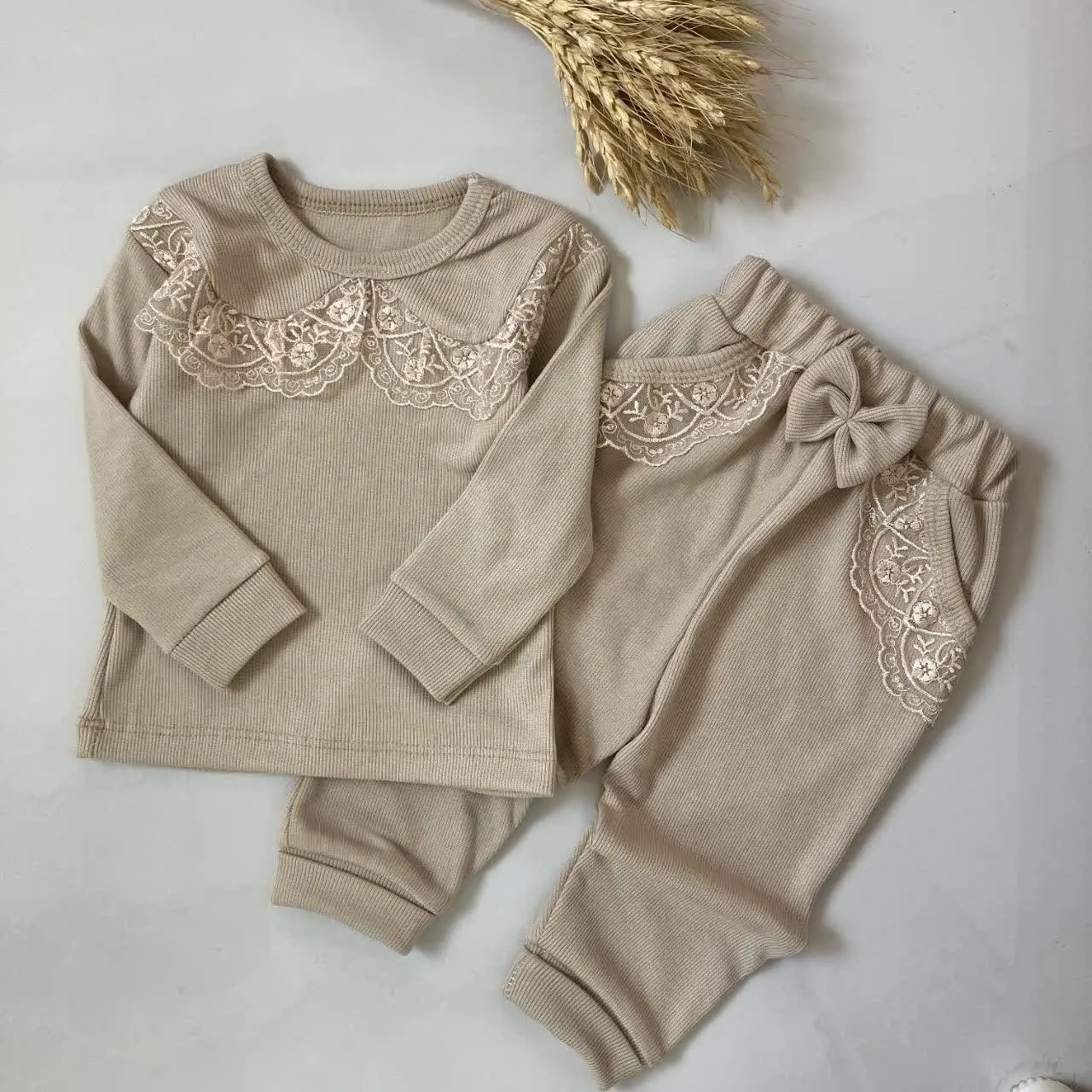 بلوز شلوار دخترانه گیپوری
