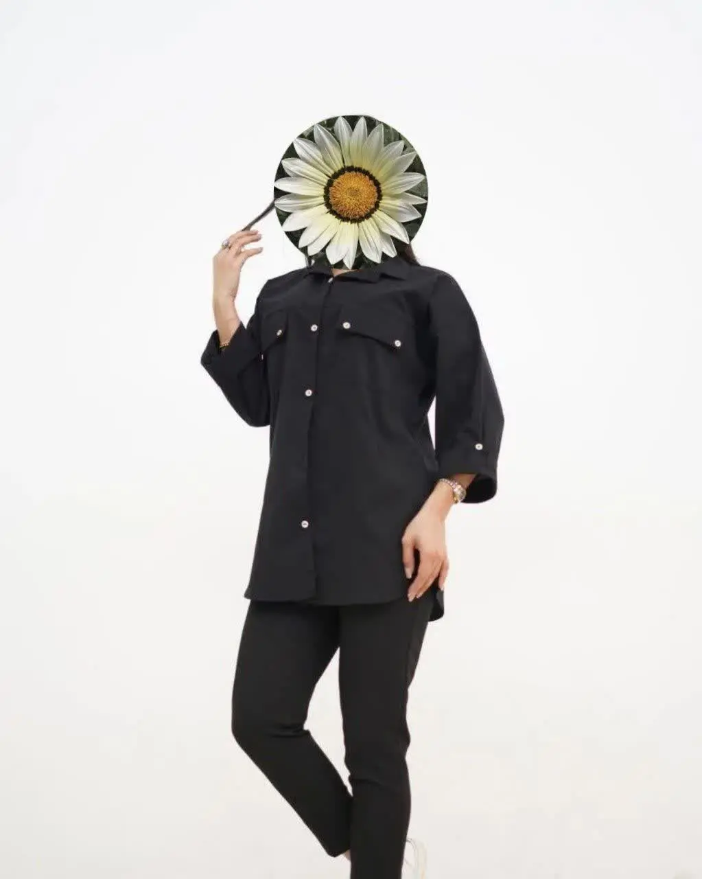 نام: مانتو آستین دکمه
