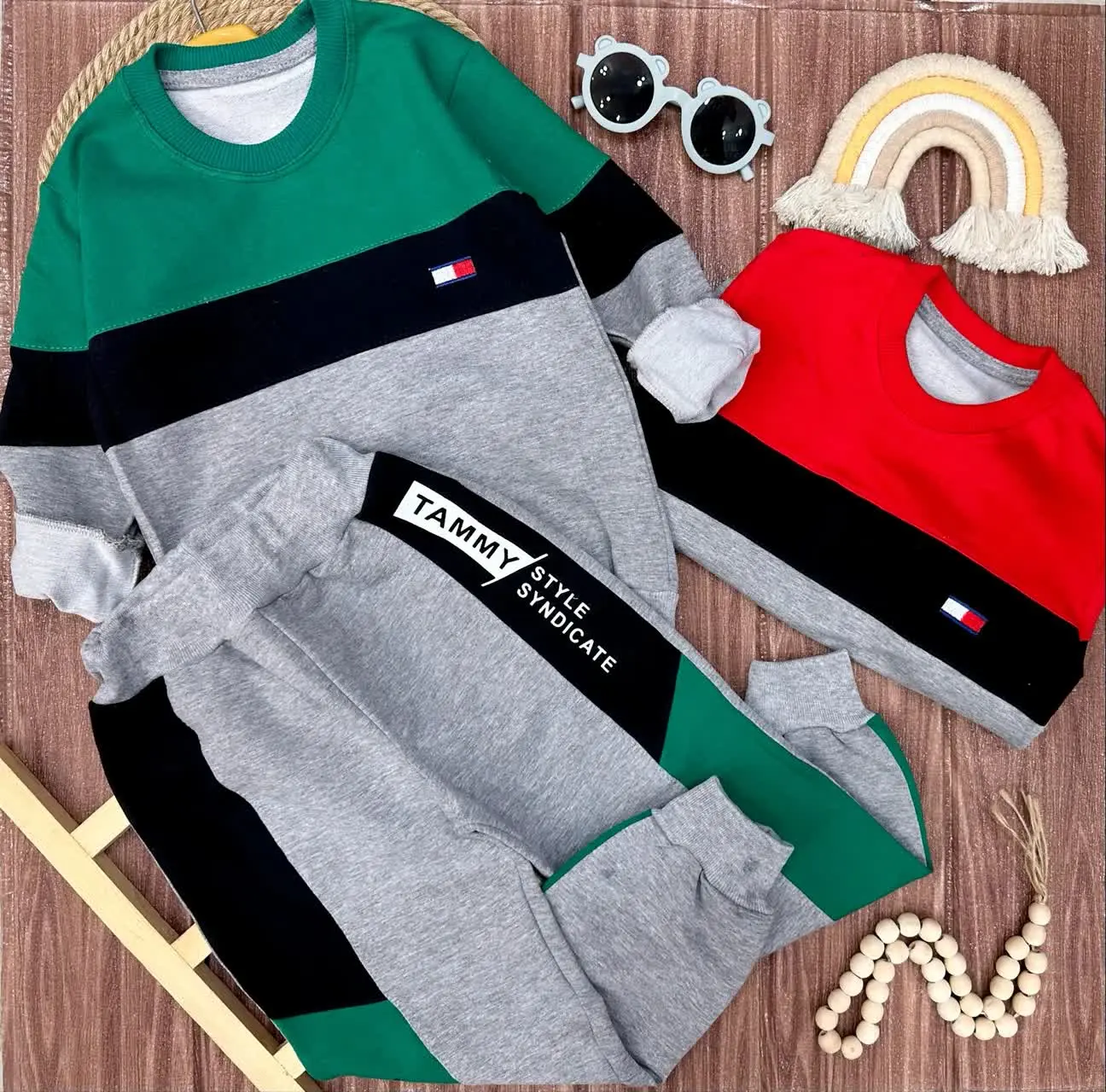 👫بلوز شلوار اسپرت پنبه دورو و ملانژ لاکرا درجه یک✅
