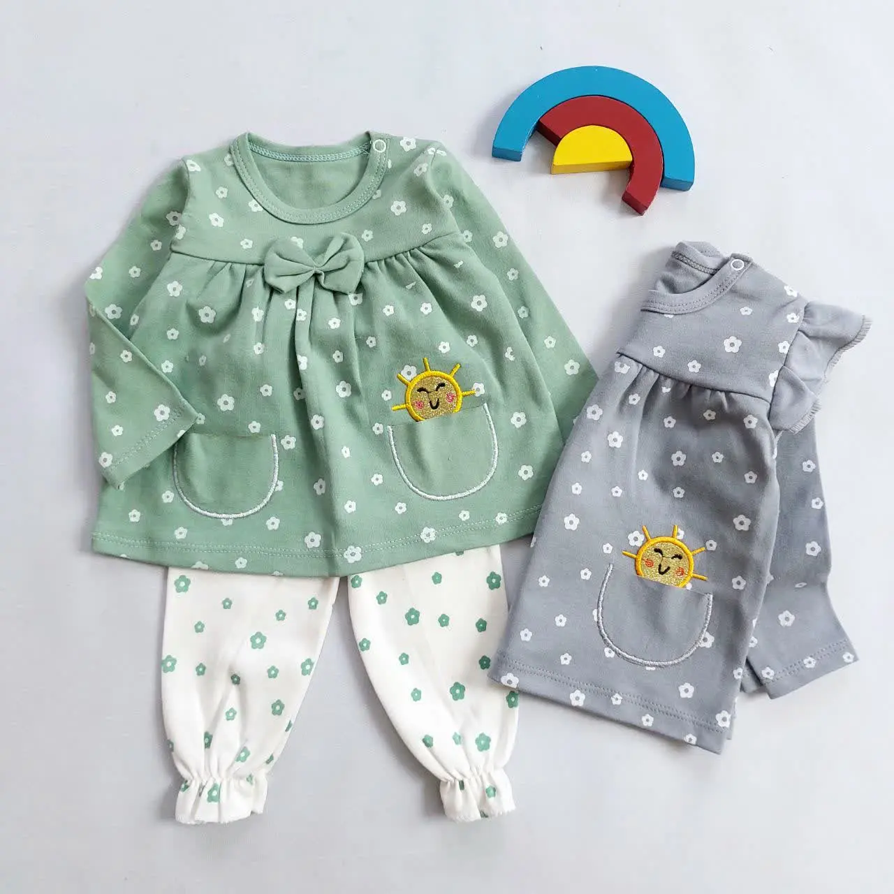 بلوز شلوار گلدار خورشید 🌞