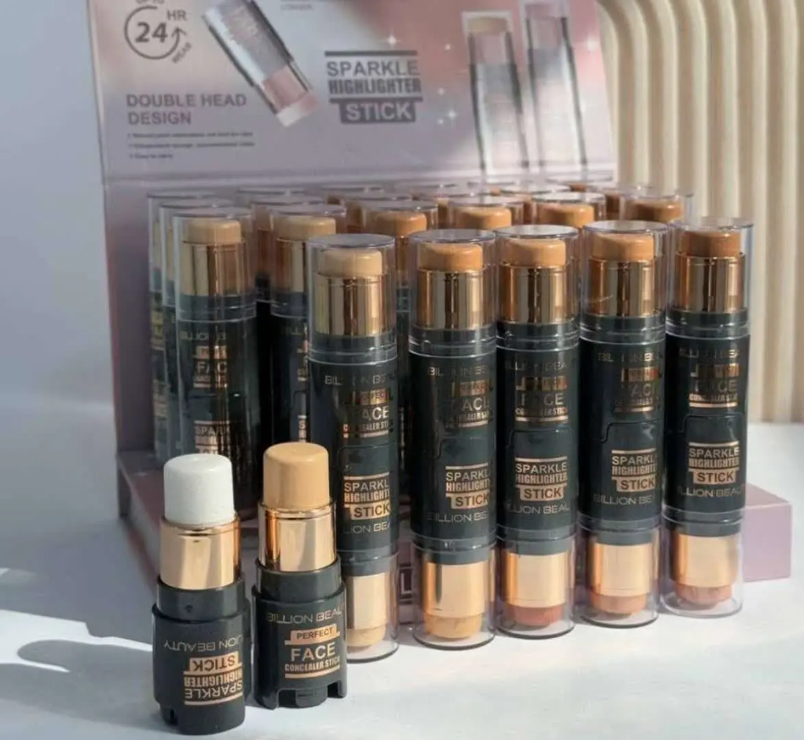 کانسیلر و هایلایتر دو طرفه Billion beauty

