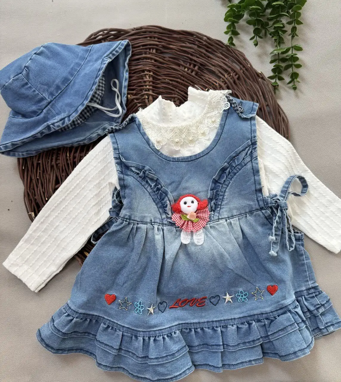 نام محصول: سارافون عروسکی و کلاه👒 
