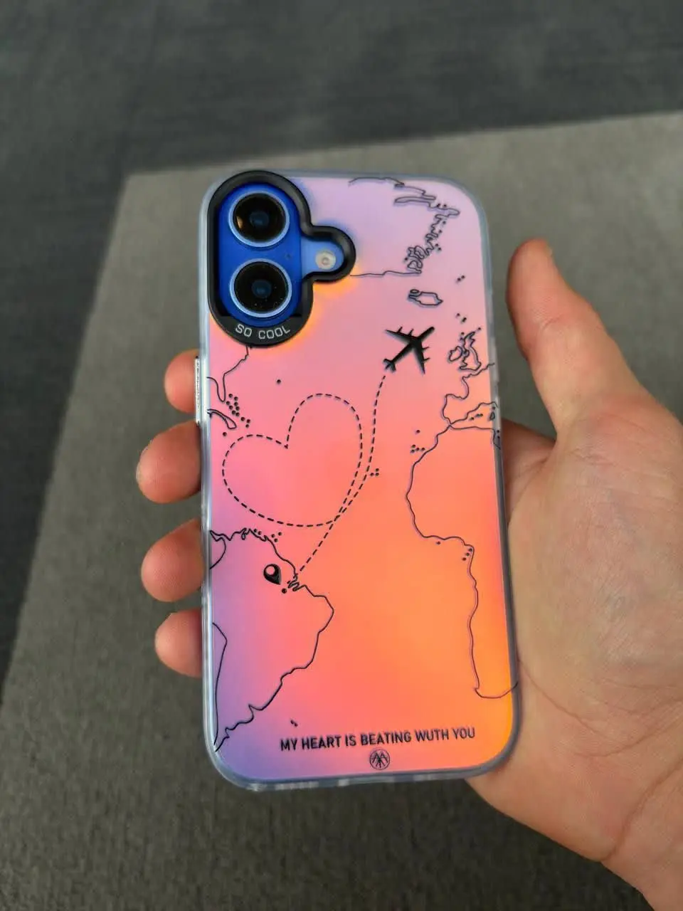 📱مدل قاب: قاب سوکول هولوگرامی طرح هواپیما فوق العاده زیبا مخصوص انواع #سامسونگ #شیائومی و #آیفون 
