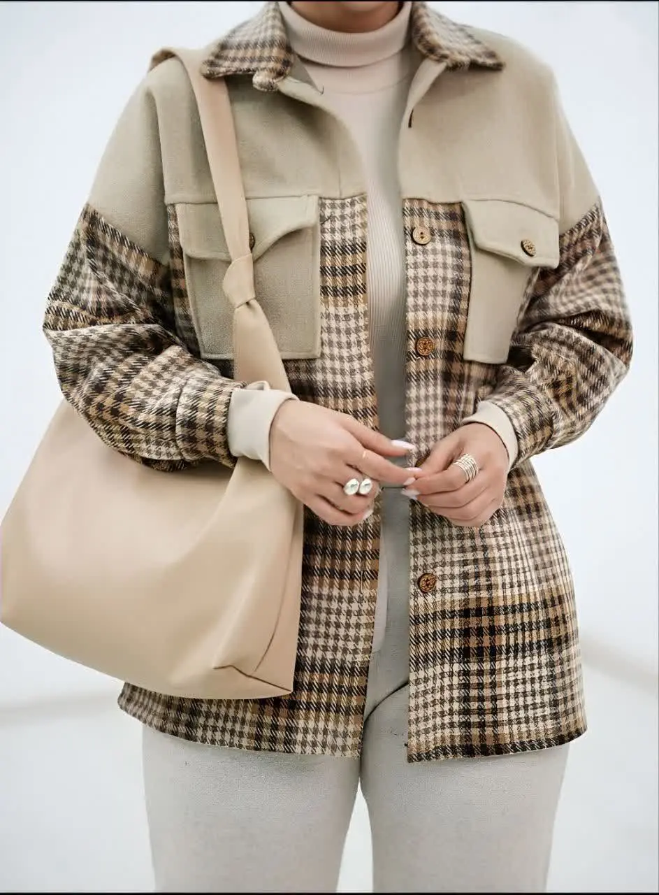 🛍نام: پالتو ترکیبی 🍂