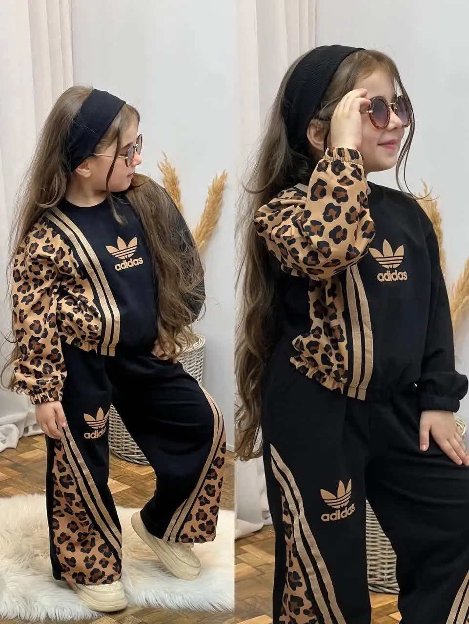 🤎 کراپ شلوار پلنگی محشرررر😍