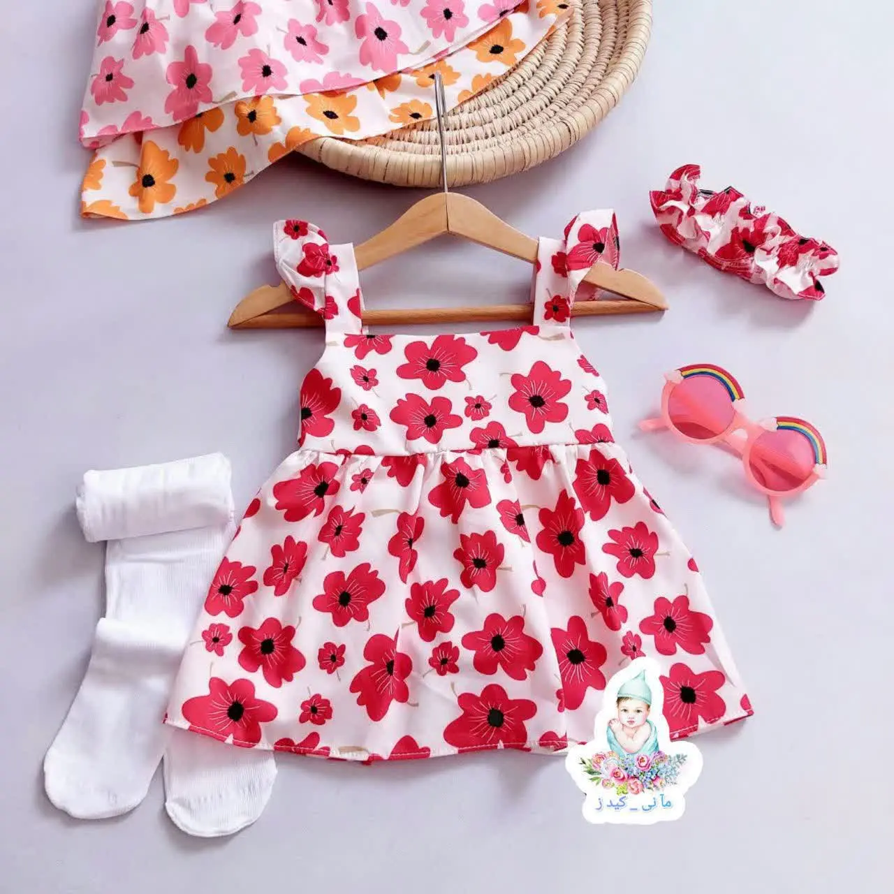 سارافون و هدبند گلدار 🌸😍
