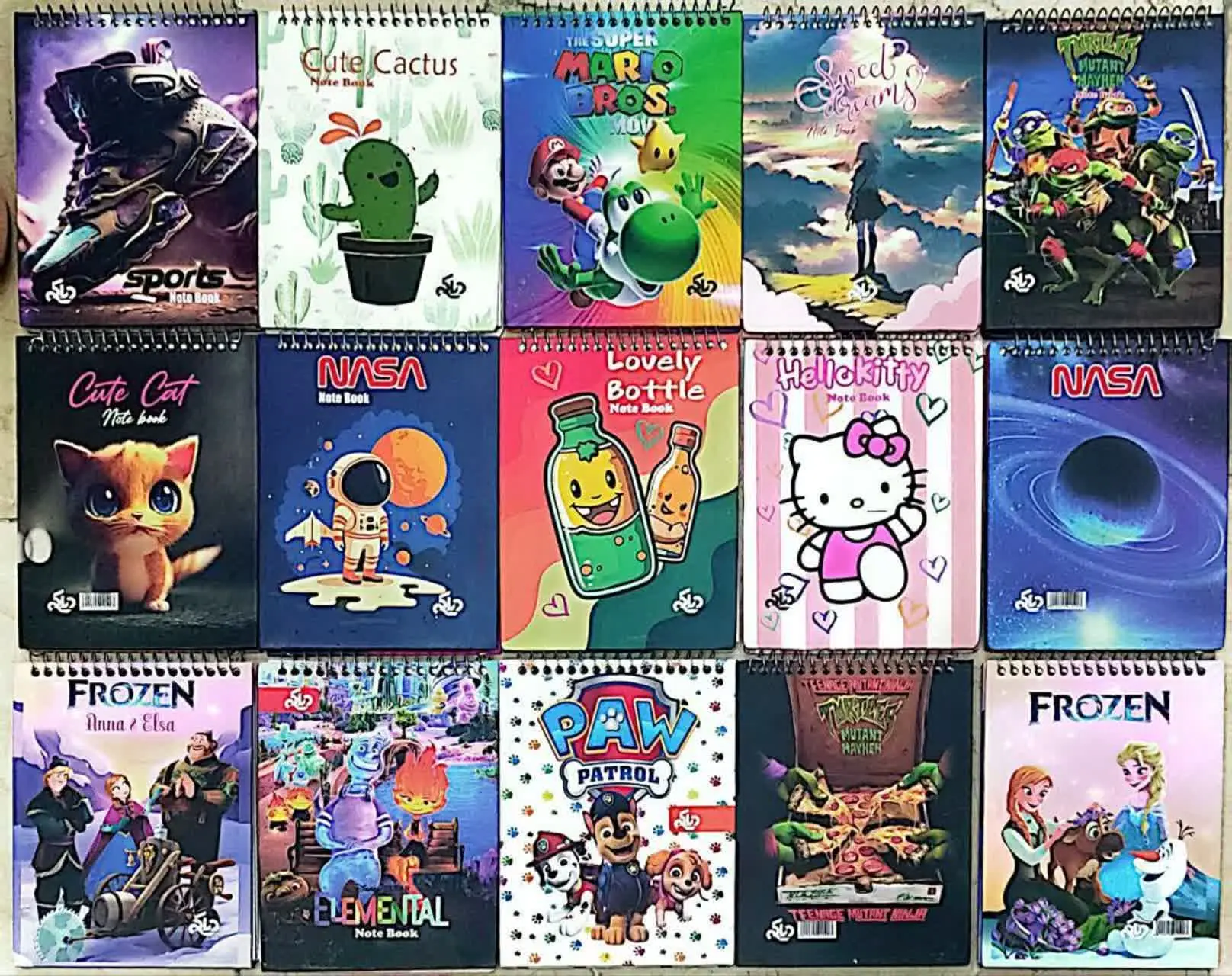 دفتر یادداشت جلد سخت ۱/۸ سیمی دیاکو 
