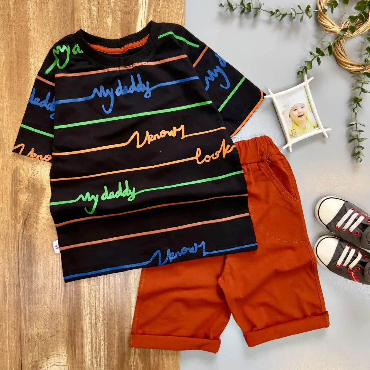 🔮تیشرت شلوارک اسپرت طرح ضربان🔮
