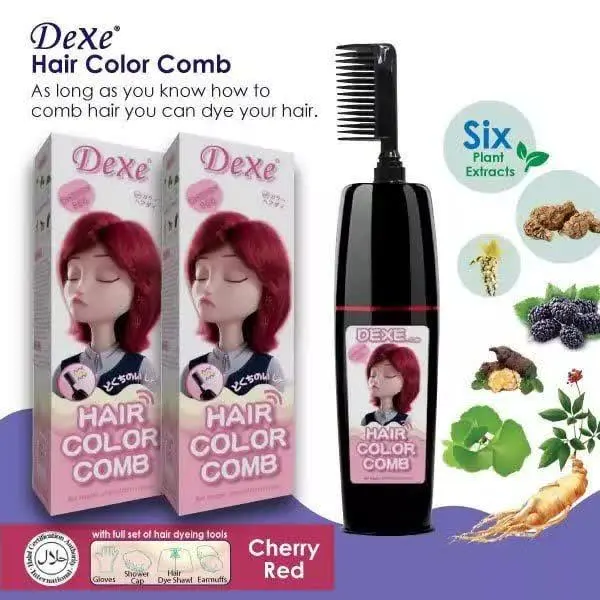 شامپو رنگ مو شانه دار دکسی...