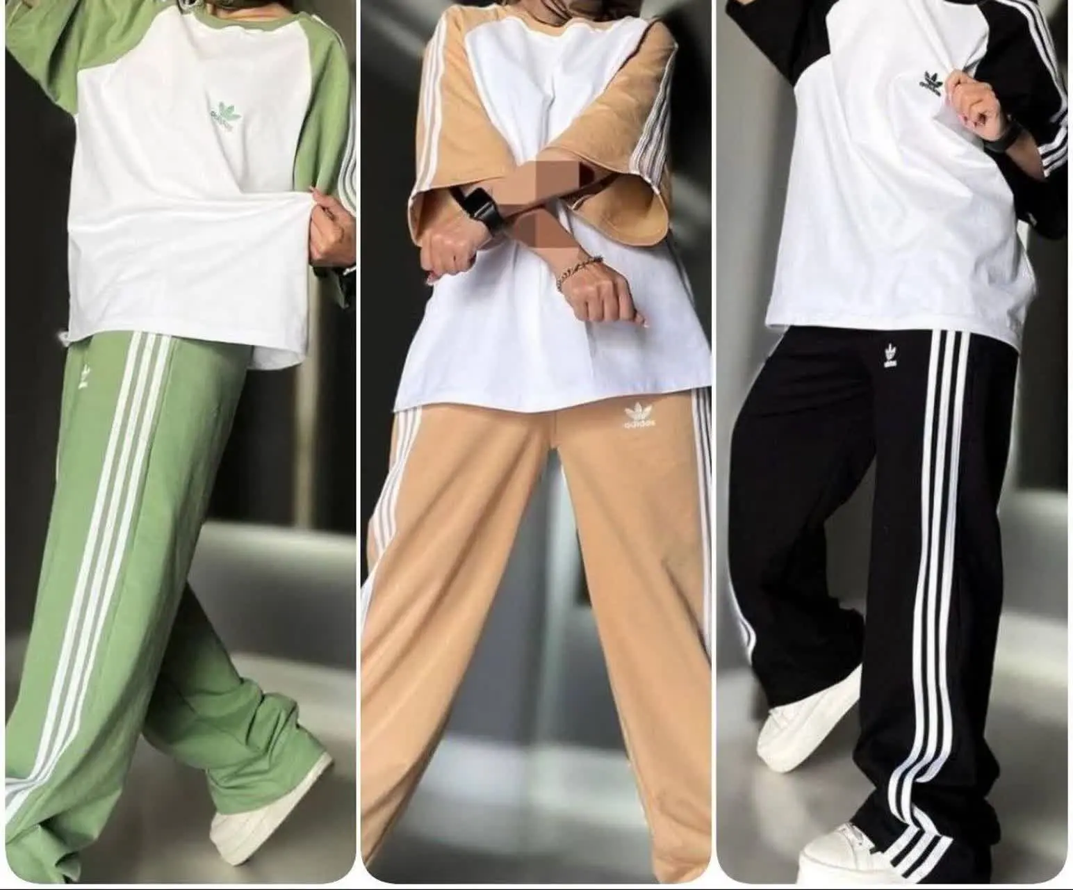 ❤️نام: تیشرت و شلوار آدیداس سه خط
