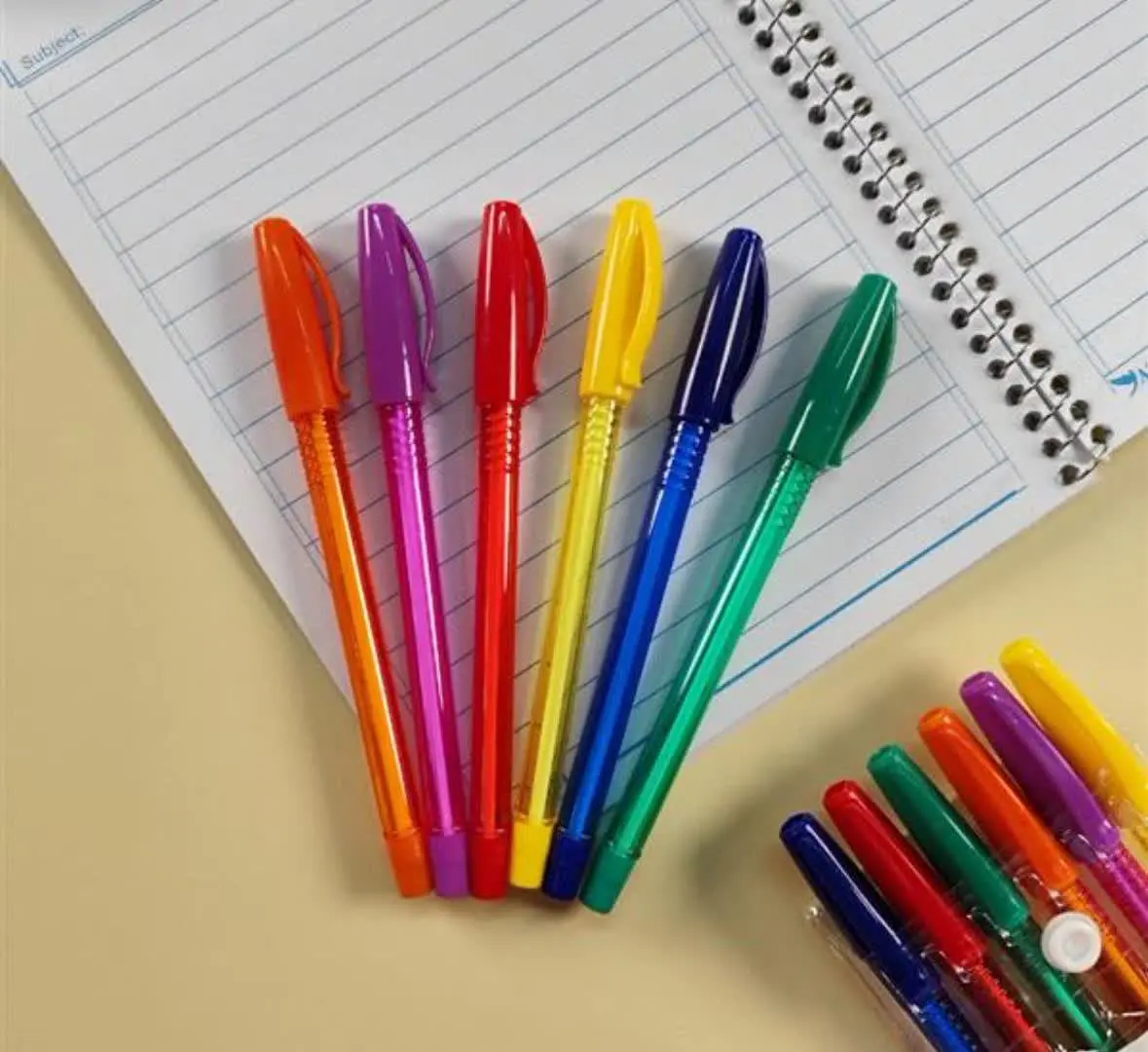 خودکار رنگی (۶تایی) 
