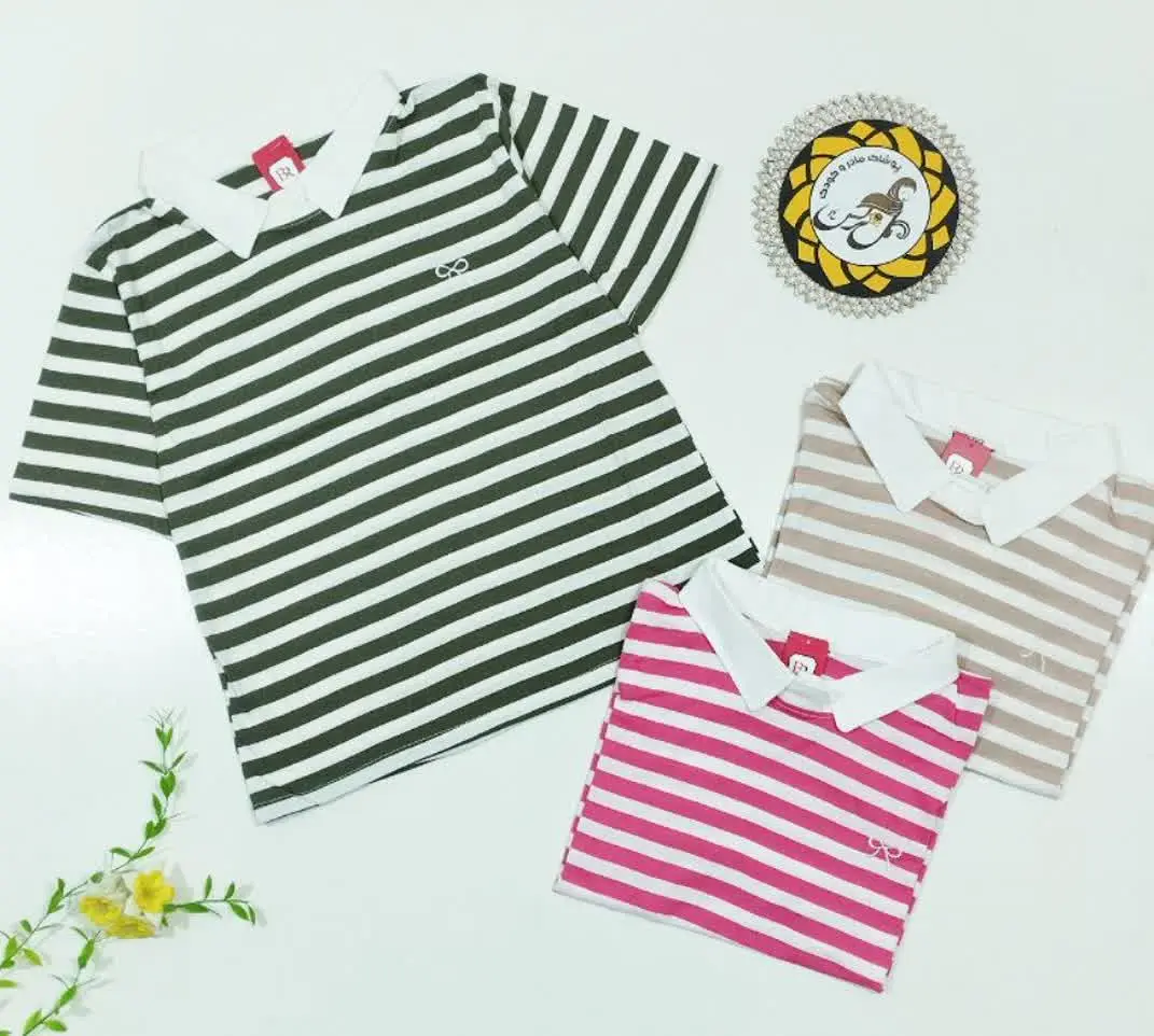 تیشرت یقه دار مهرناز