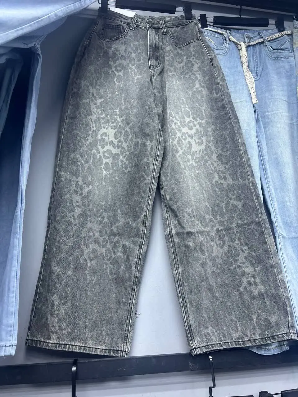 🍀شلوار بگ طرح دار خاص و شیک