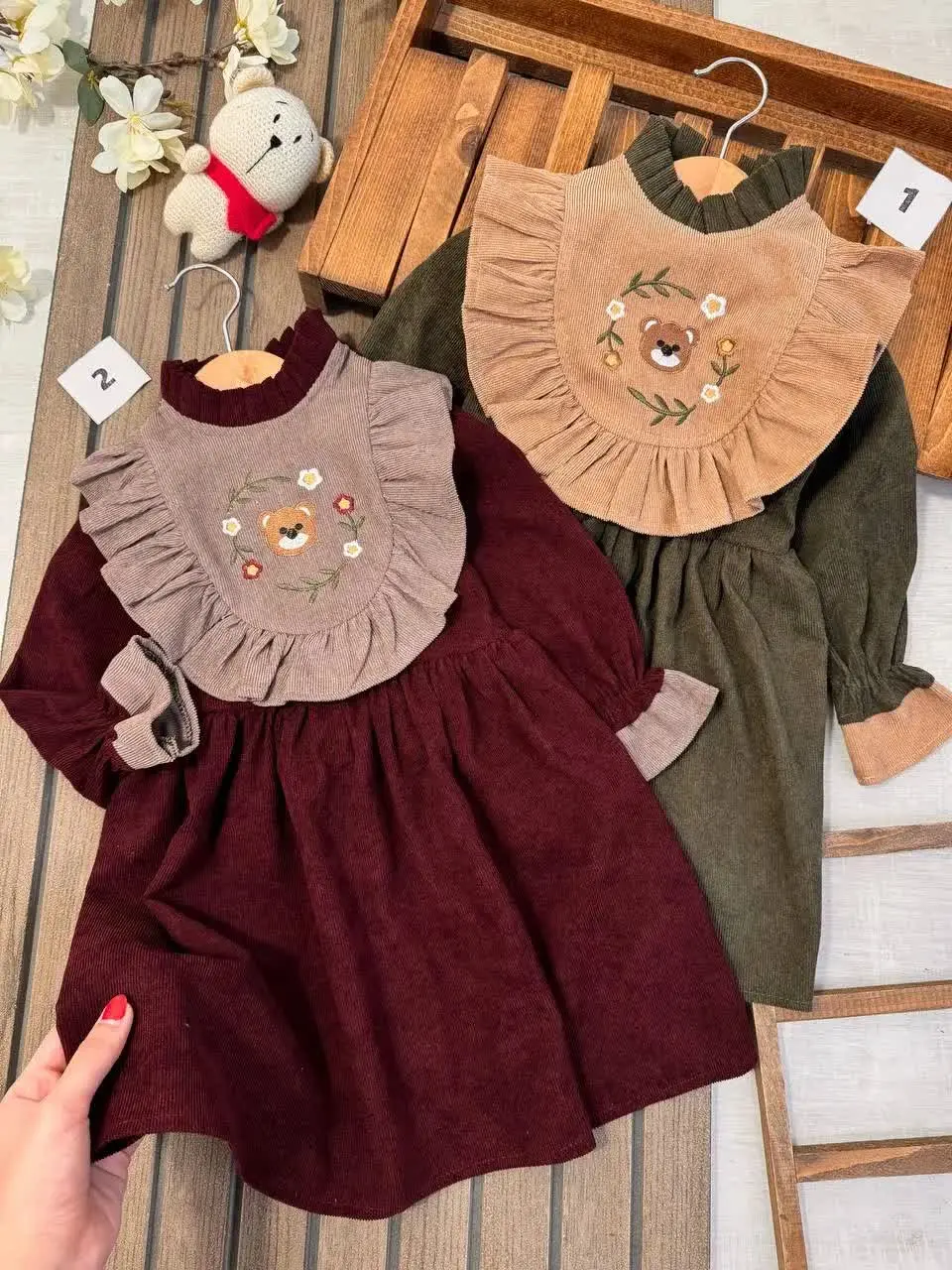 پیراهن خرس گلی🐻🌱