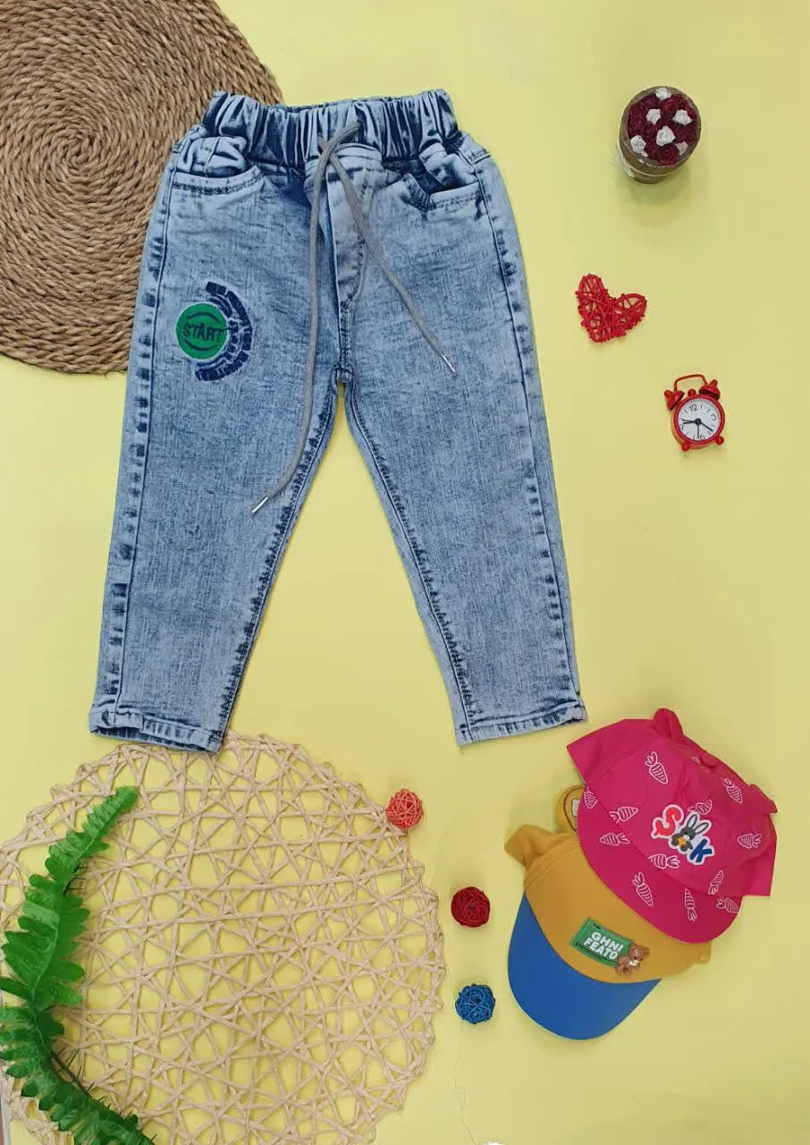 👕شلوار لی کمرکش استار
