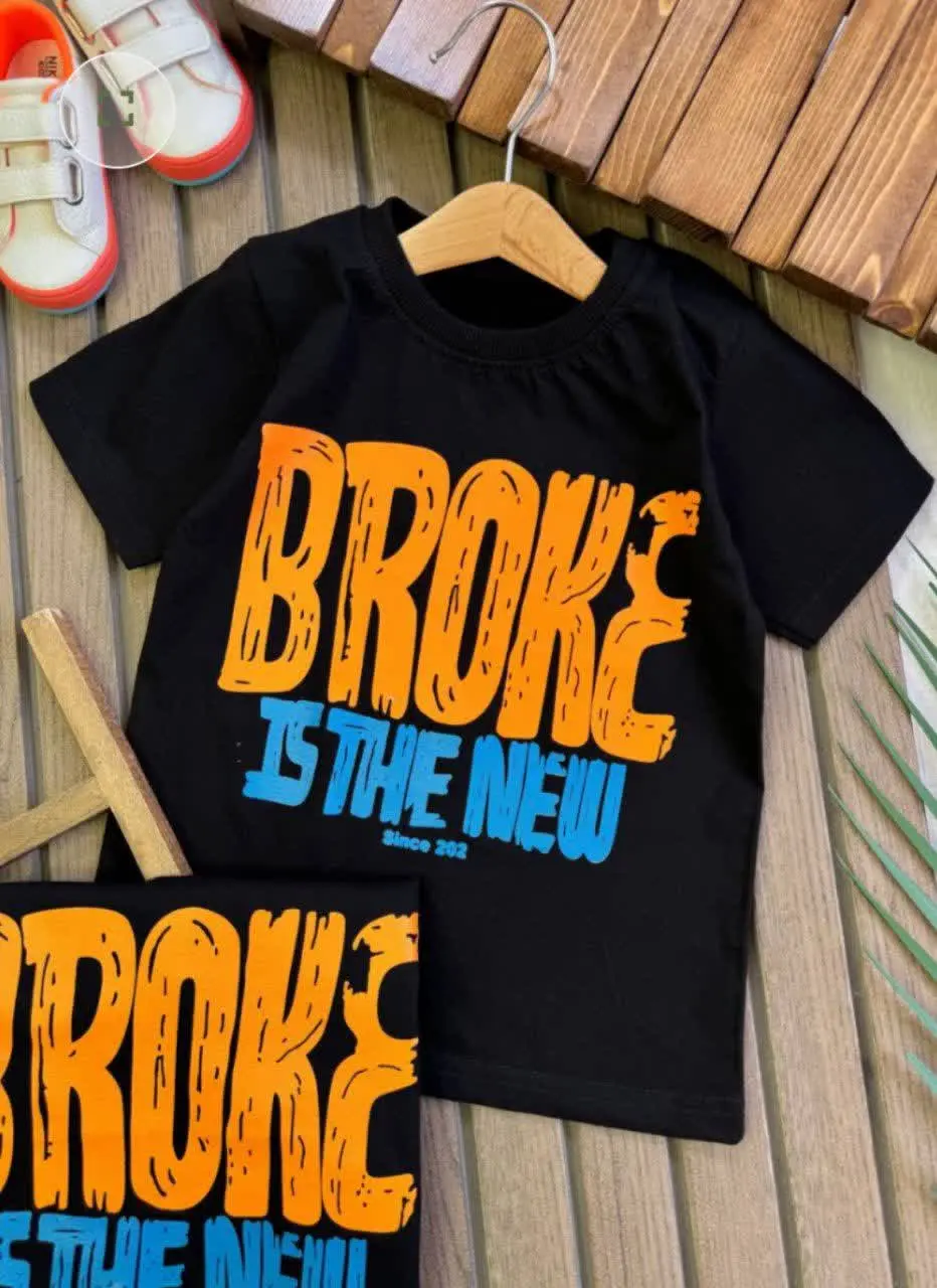 تیشرت مشکی Broke
