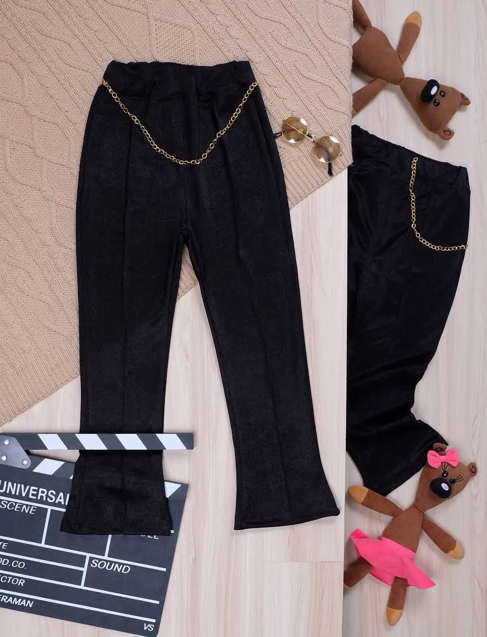 👫شلوار مشکی دمپا بوتکات شاین👫
