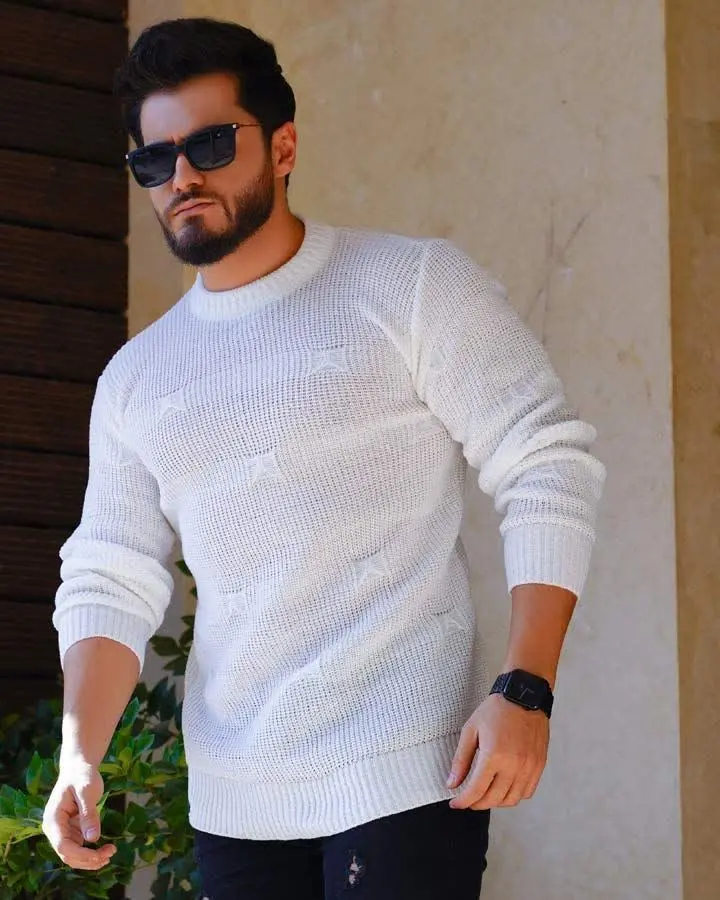 🔺بافت مردانه (زغالی، سفید) 
