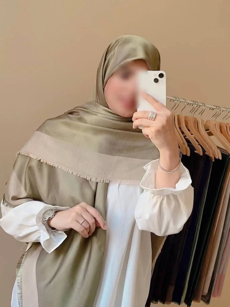 🔸روسری نخی بامبو