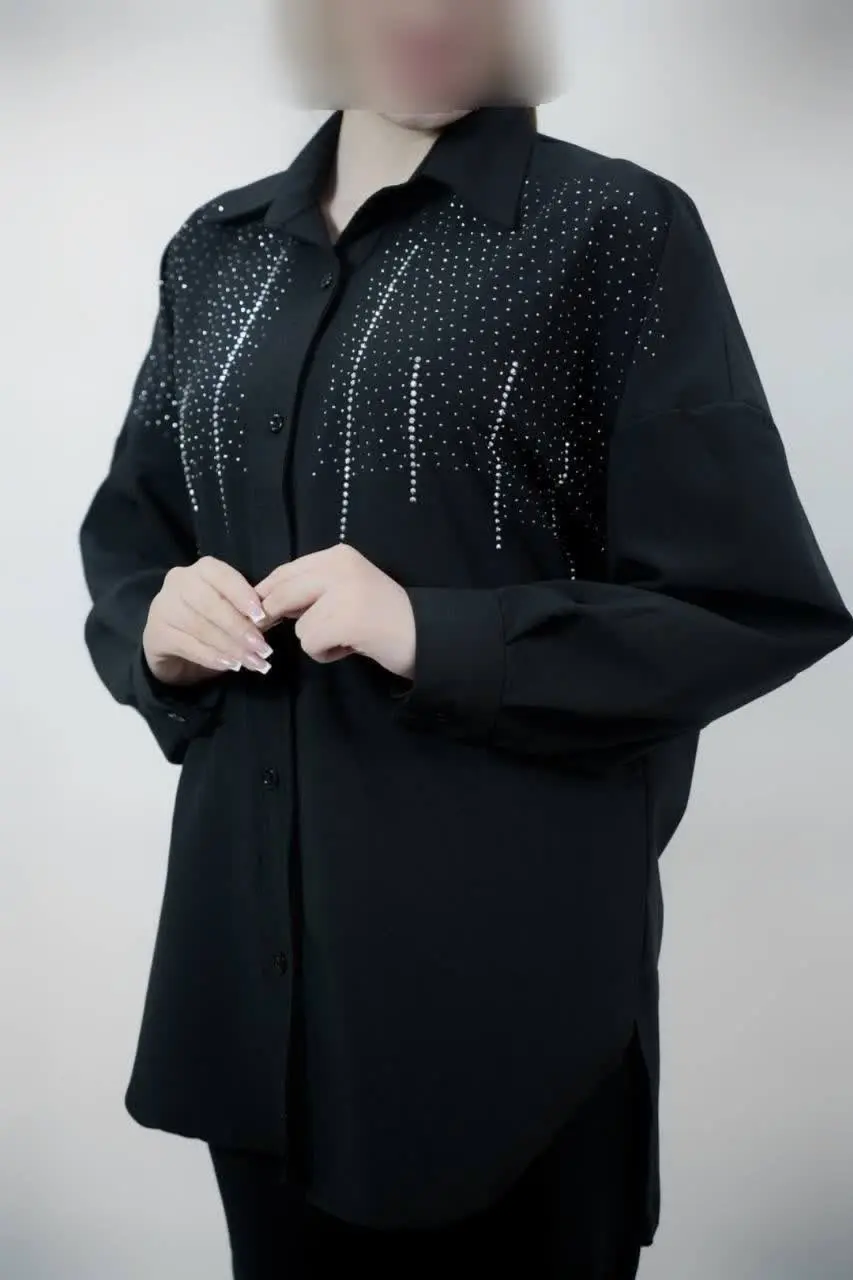 شومیز مانتویی کیمونو نگین آ...