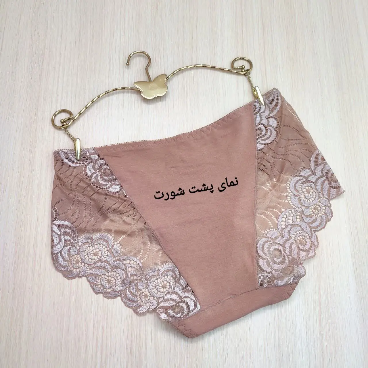 💢شورت ترکیب پارچه نخ و دانتل