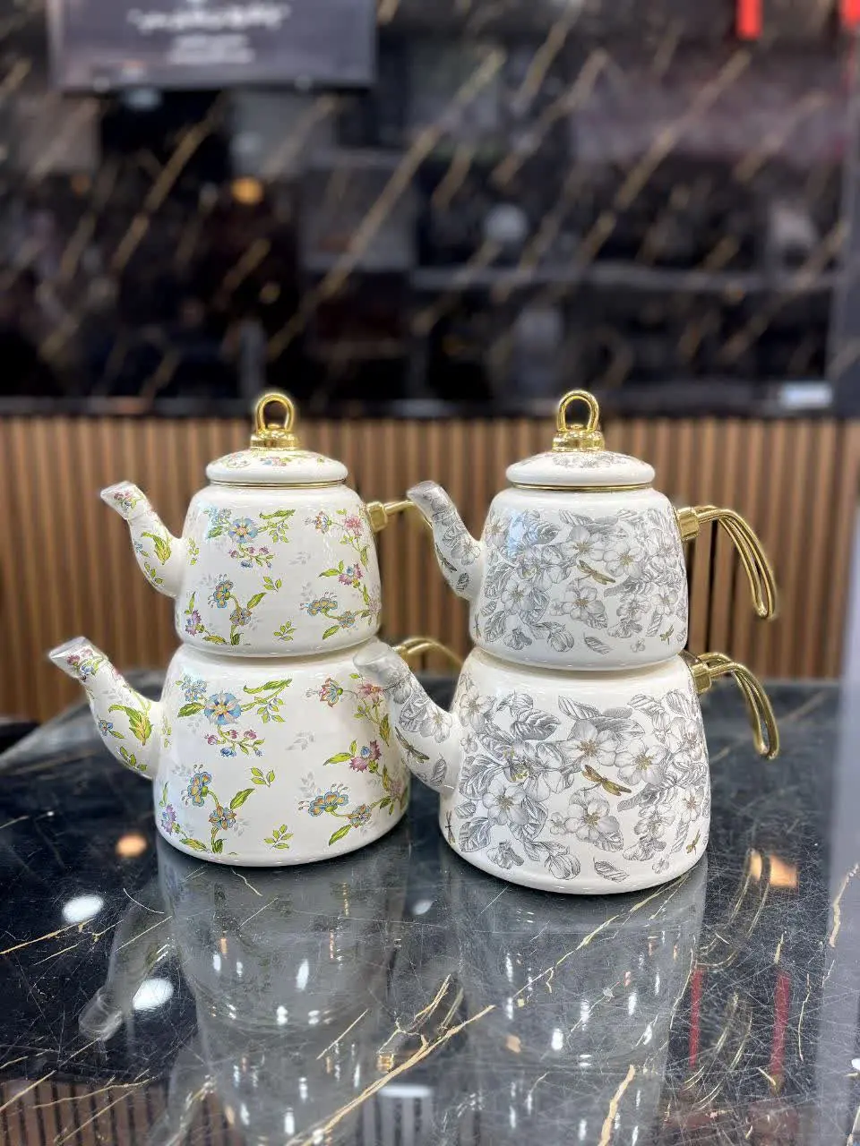 کتری قوری تمام لعابی اصل 😍