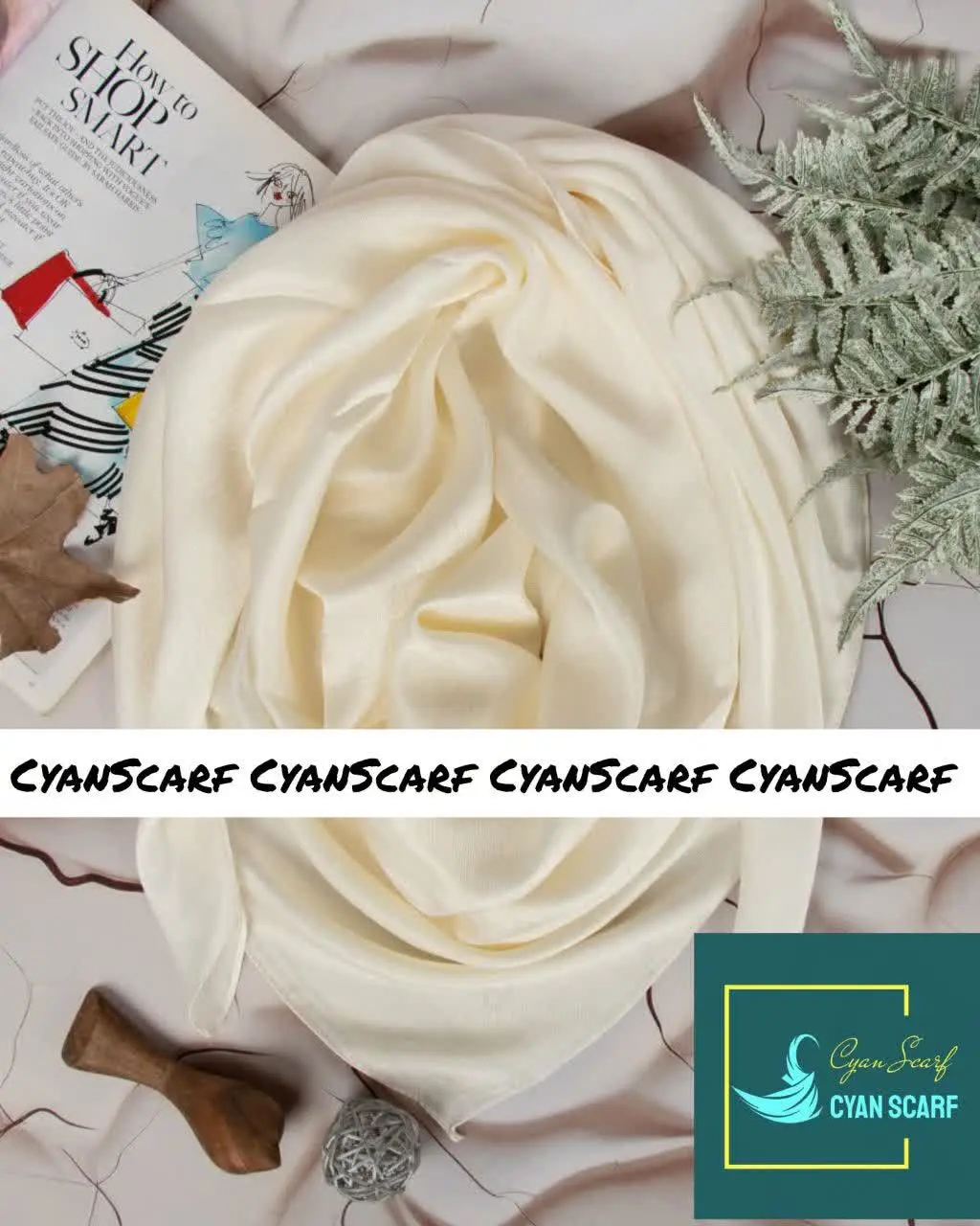 ⚜️ روسری حریر ابریشم ژان ژا...