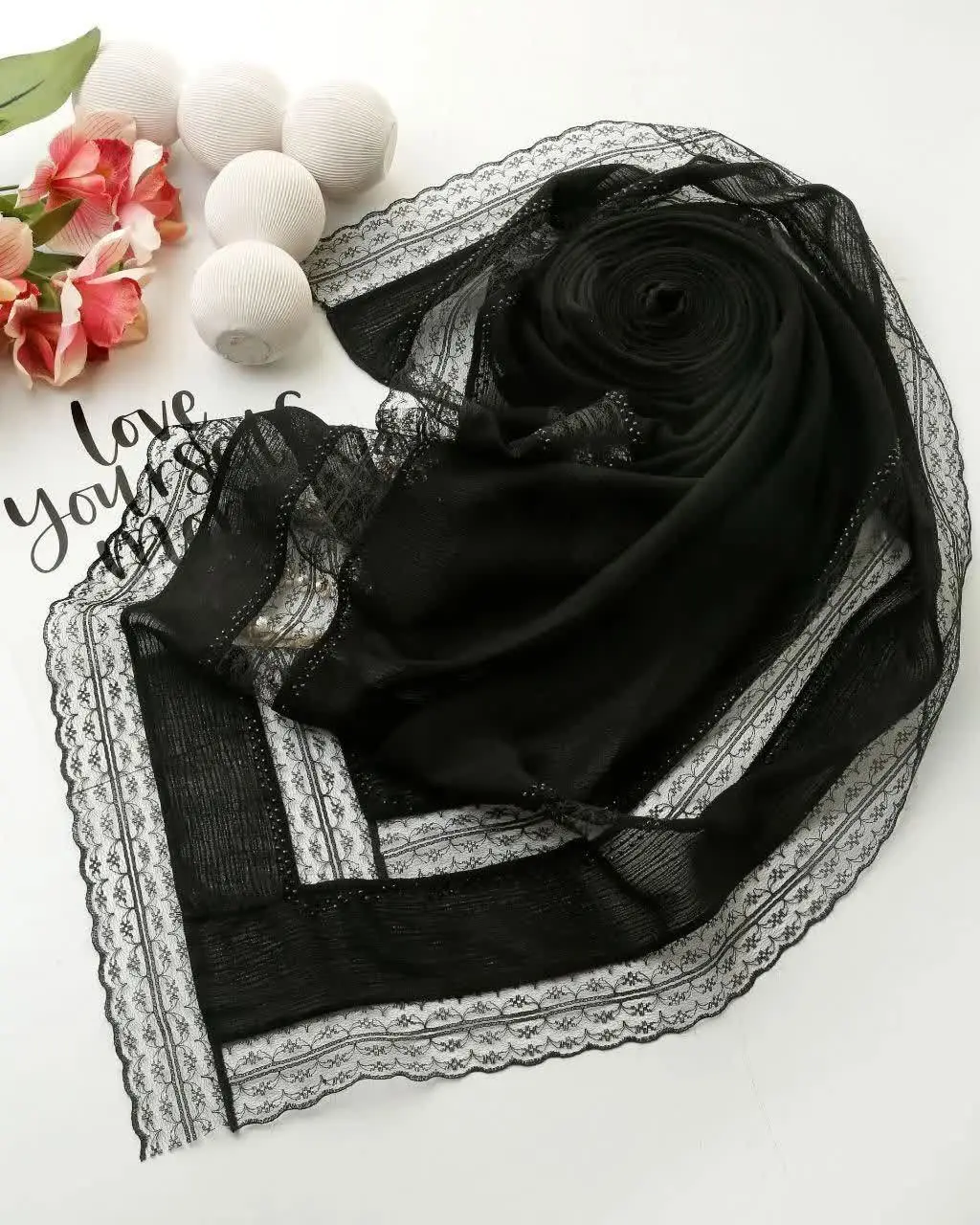 💠 روسری مجلسی نگین دانتل 💯