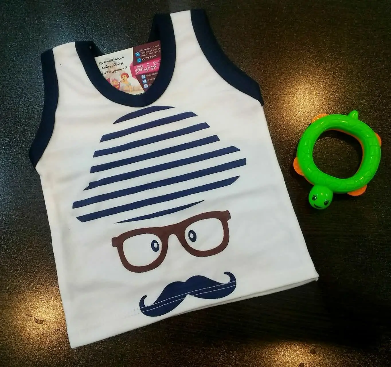 تاپ رکابی طرح موسیو 
