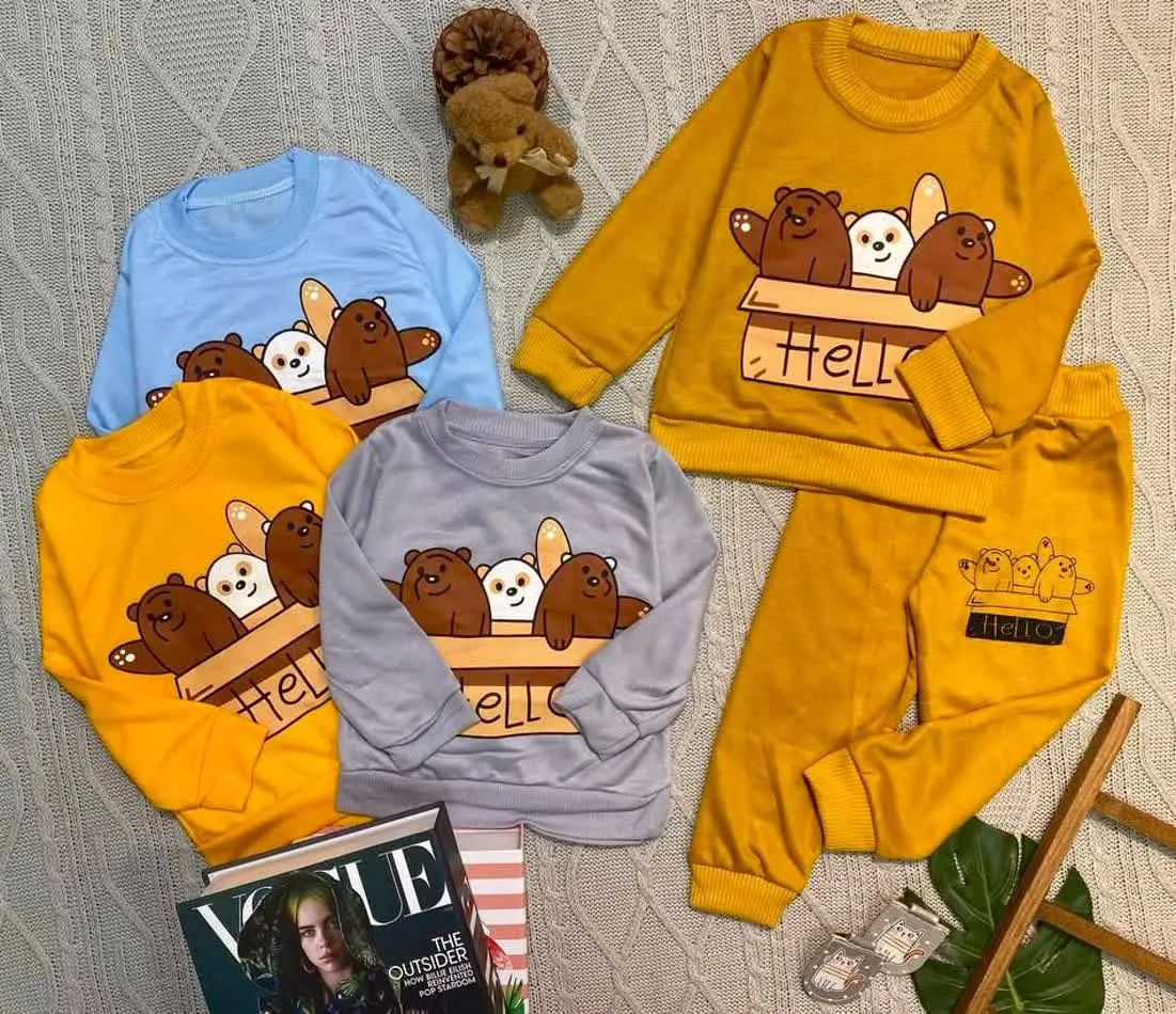 🧶 بلوز شلوار 🧿 خرس hello