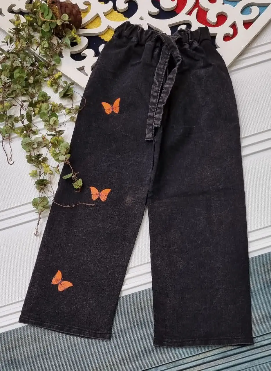 #شلوار_نیل بگ دخترانه 👩👩
