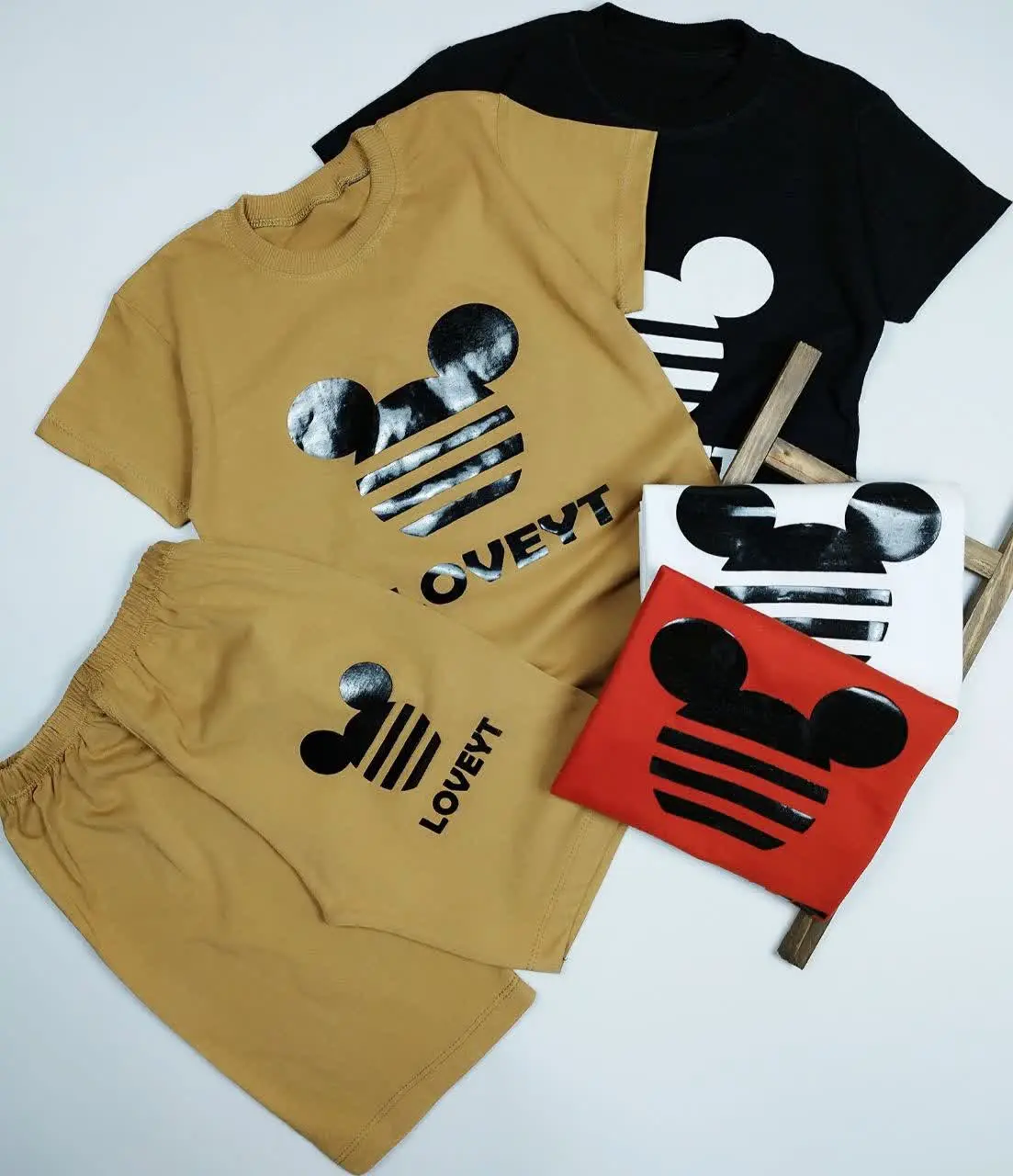 🔮تیشرت شلوارک طرح میکی🔮
