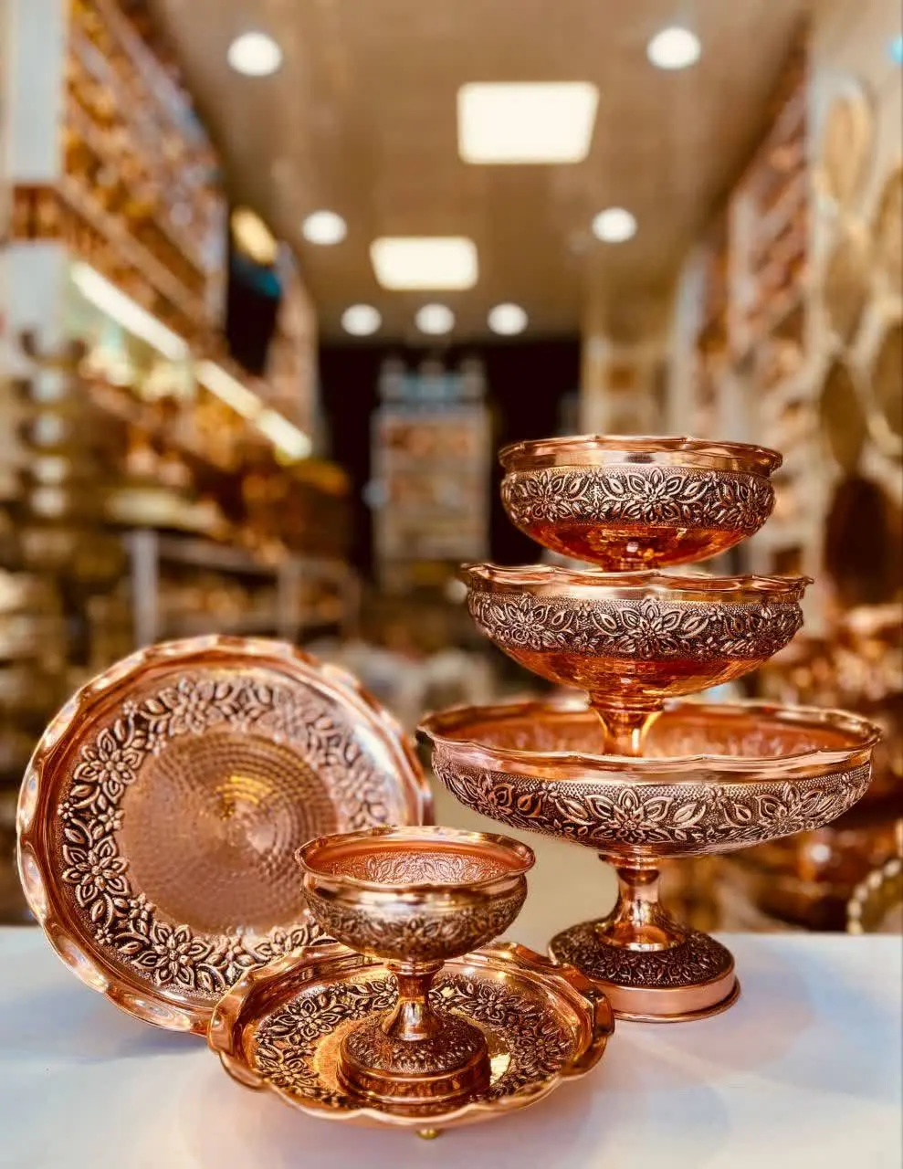 ست پذیرایی مسی اعلا