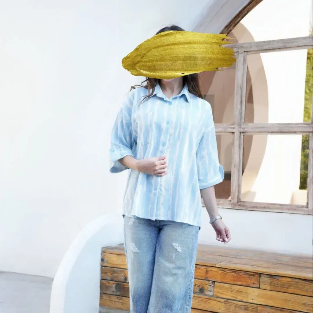 بلوز آستین سه ربع کد ۹۰۴۰۸۹