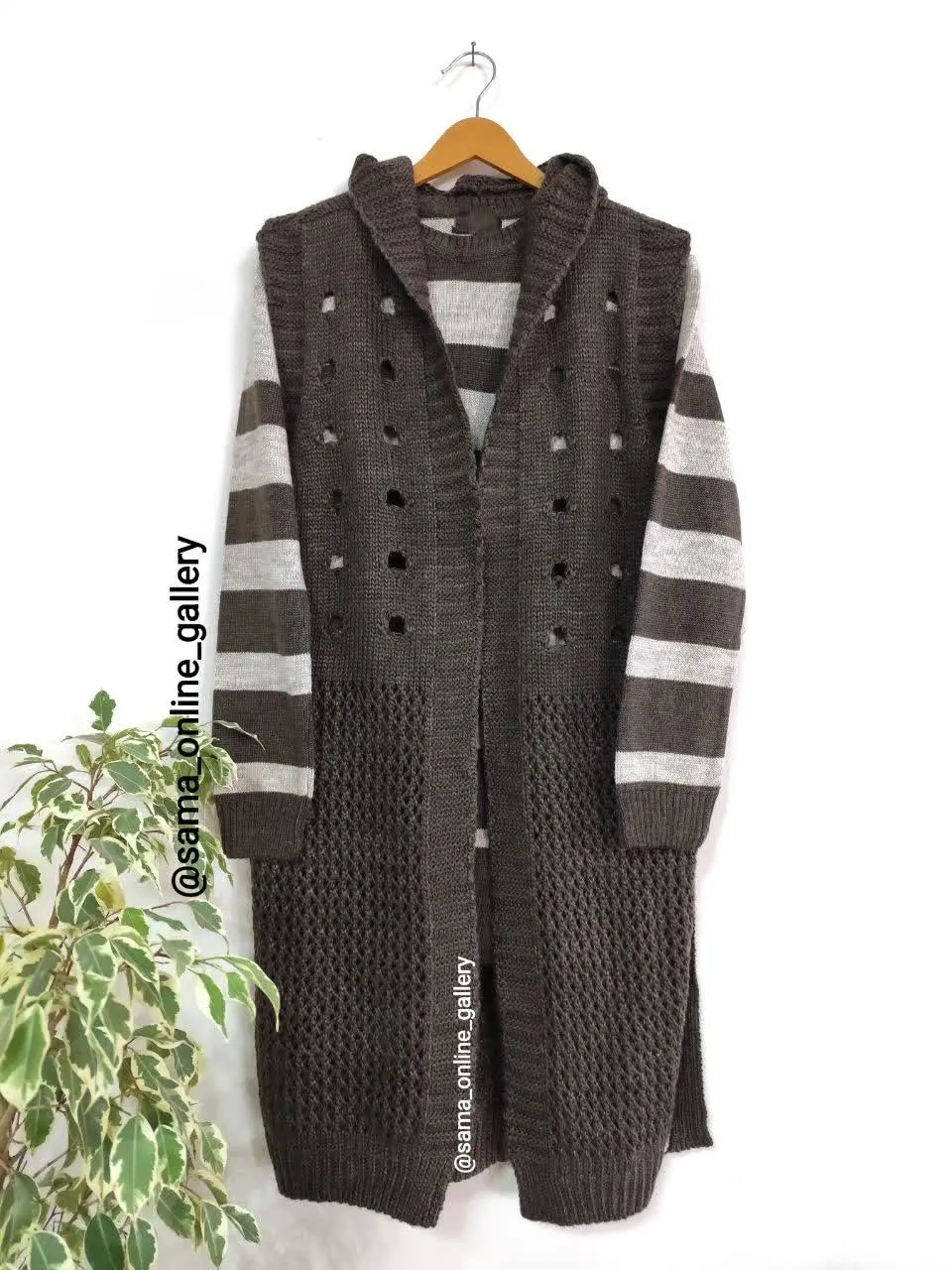 🍁رنگ: استخوانی و قهوه ای