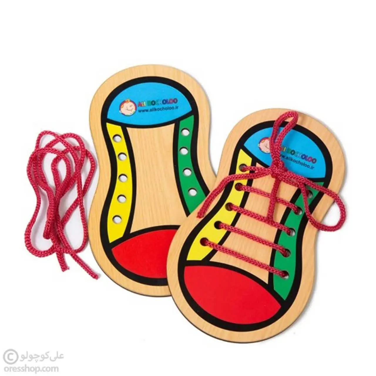 🔸 بند آموز کفش چوبی 🔸
