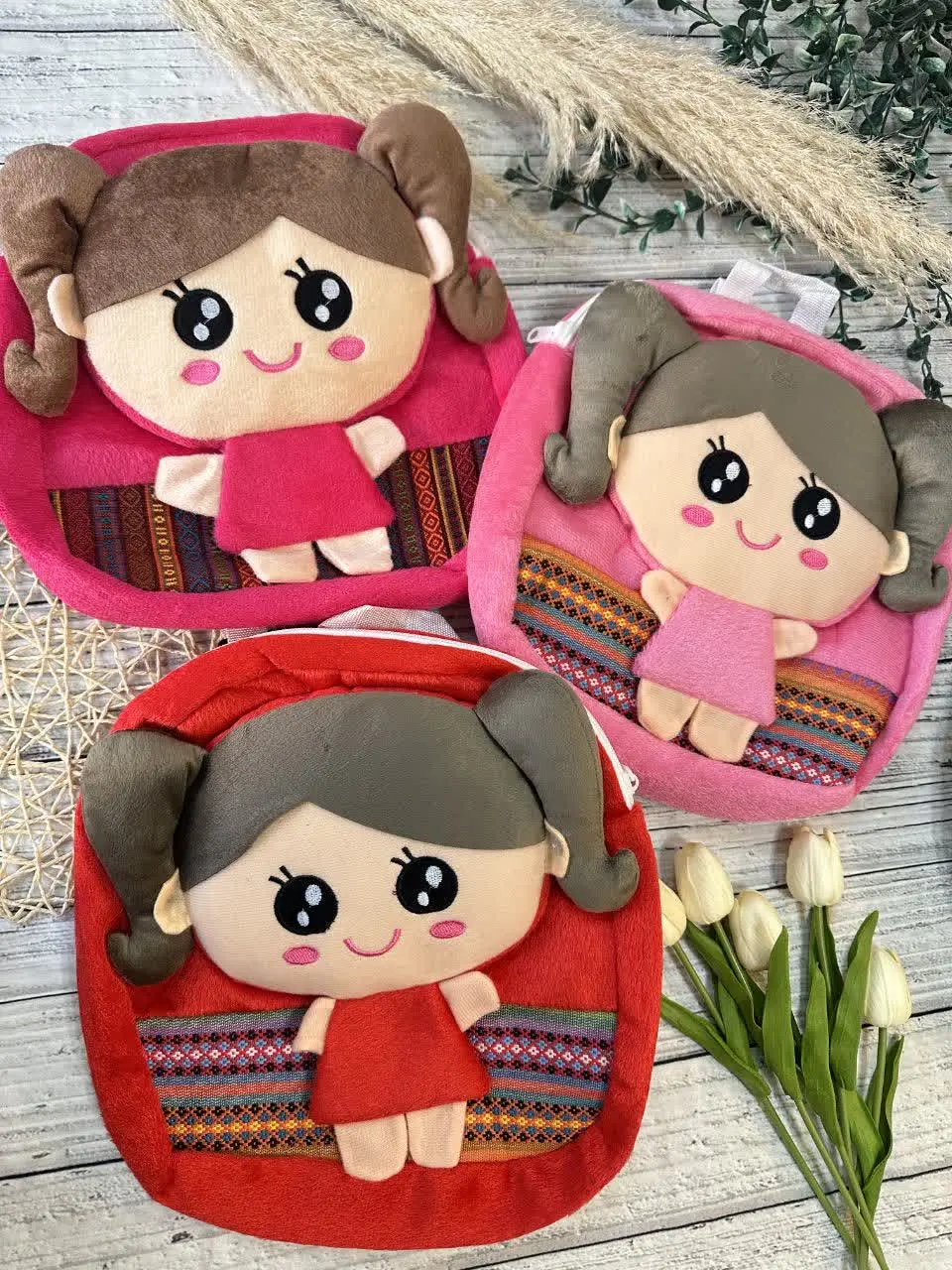 کیف کوله عروسکی طرح دختر کد ۳۱۷۰۰۳ 
