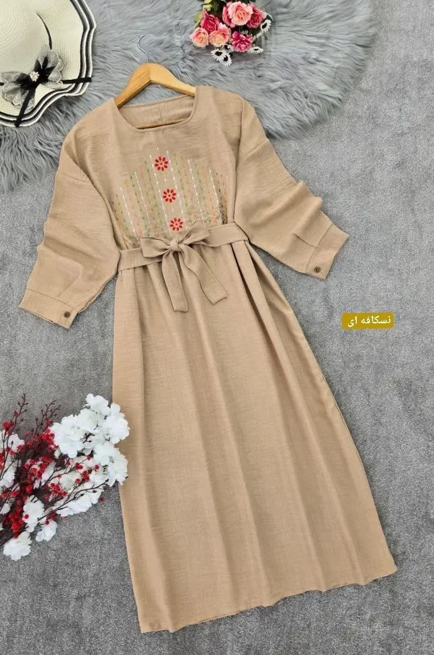 کفتان پیراهن گلدوزی چشمک