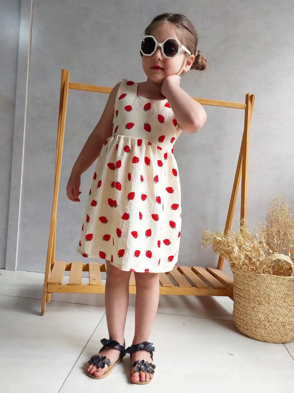 🌳🌳پیراهن توت فرنگی