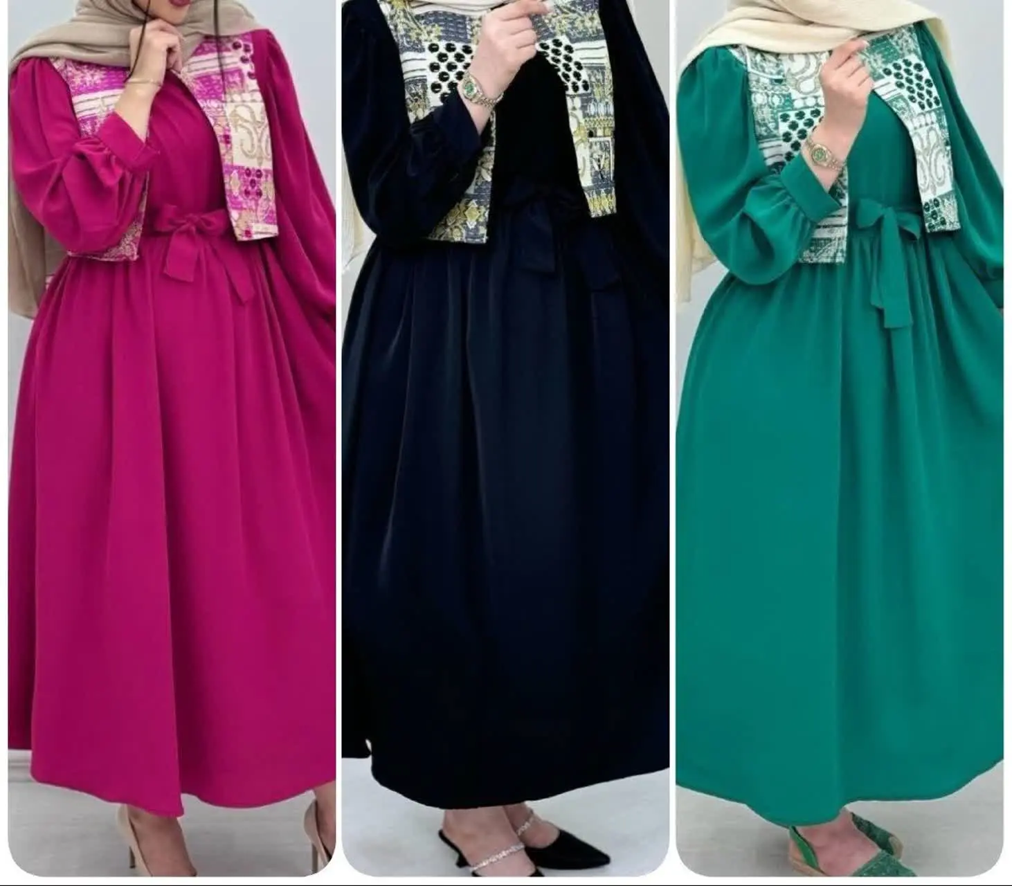 ❤️نام: سارافن و جلیقه مدل ویولت
