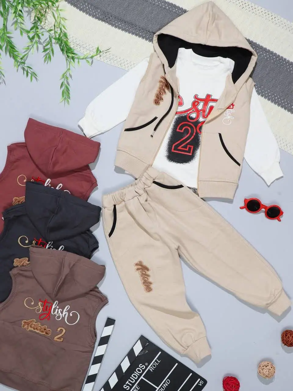 👫سه تیکه دورس گلدوزی STYLISH👫