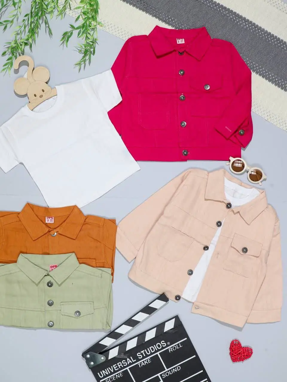 👫دو تیکه کت و تی شرت کتان ر...