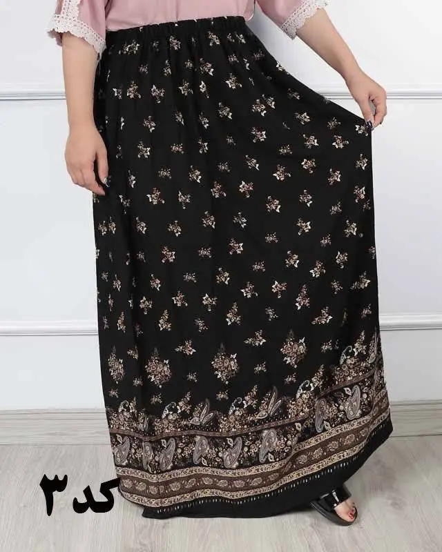 دامن سایزبزرگ طرح سنتی😍😍شارژ شد
