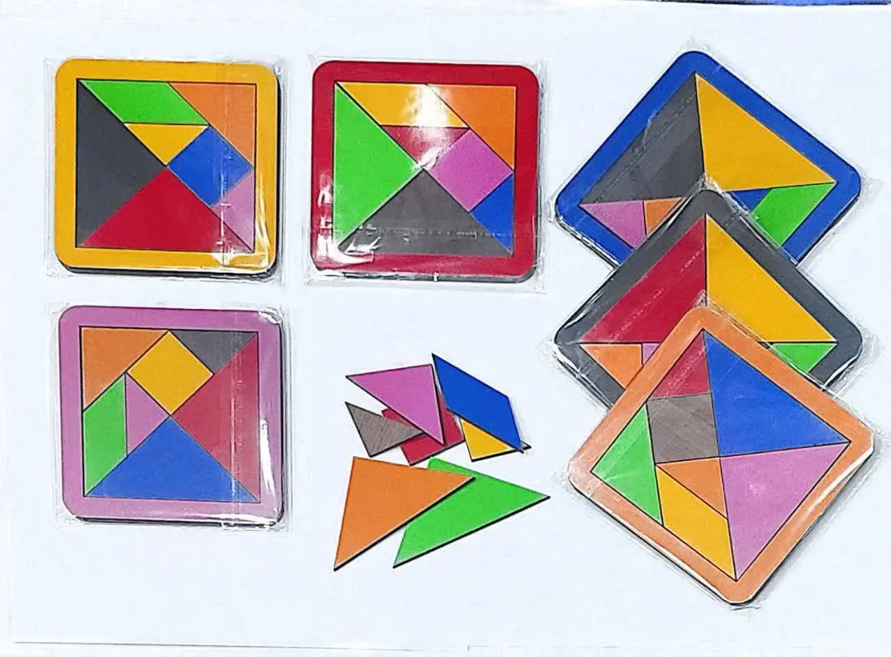 ✅تانگرام چوبی
