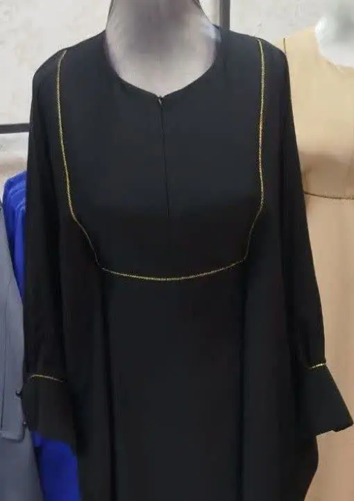 💠 مانتو عبایی مدل نواری
