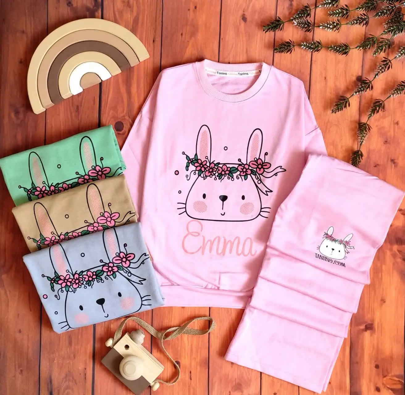 😍ست بلوز و شلوار خرگوش، جنس...